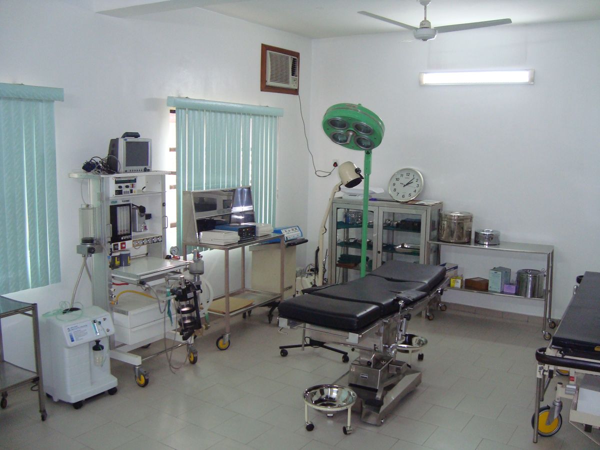 The operating theatre at Ponyx Hospitals Ltd.