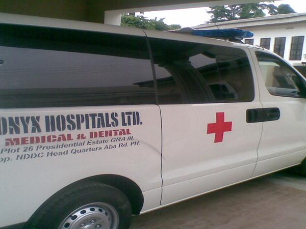 Ponyx Hospitals ambulance