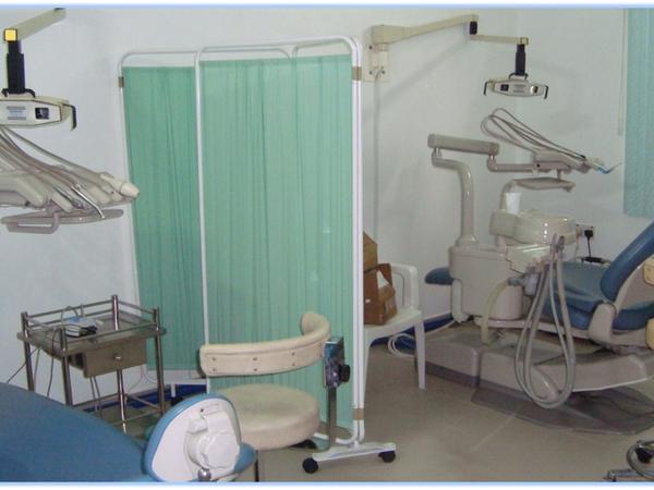 Dental department with two dental chairs