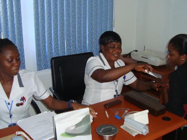Nursing team at work